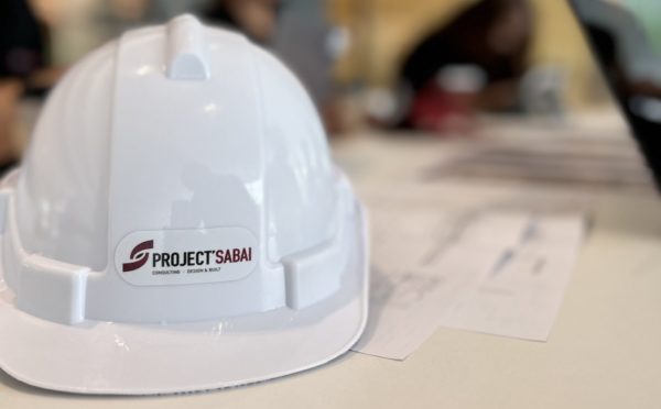 Working site helmet from Project'Sabai.