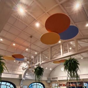 Acoustic solutions by Project'Sabai for Mimosa Restaurant.